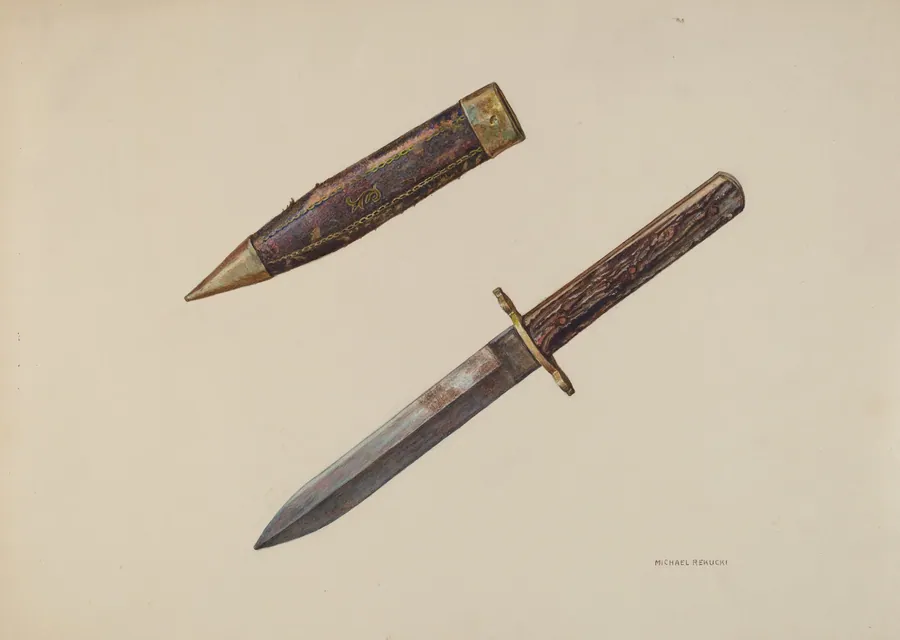 Dagger and Sheath by Michael Rekucki