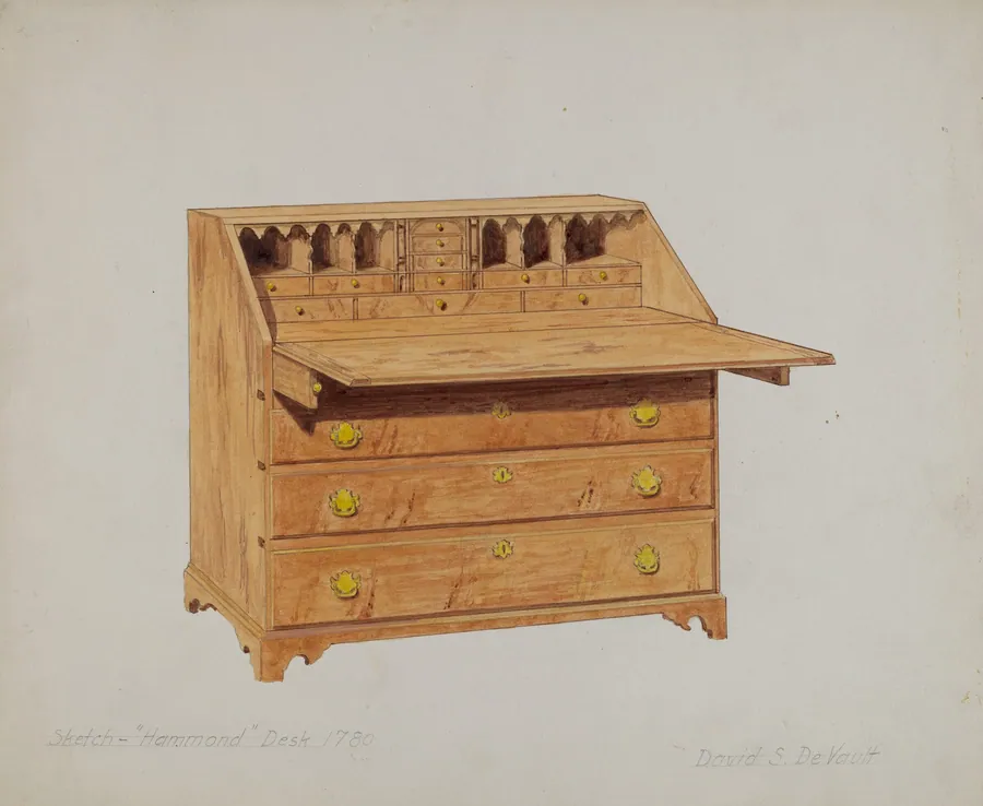 Desk by David S. De Vault