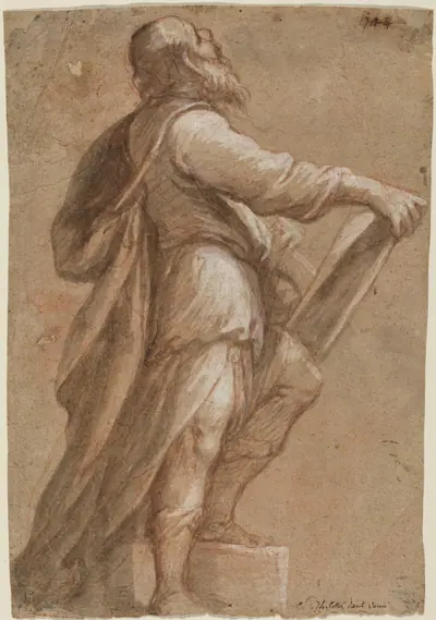 A Saint Holding a Book