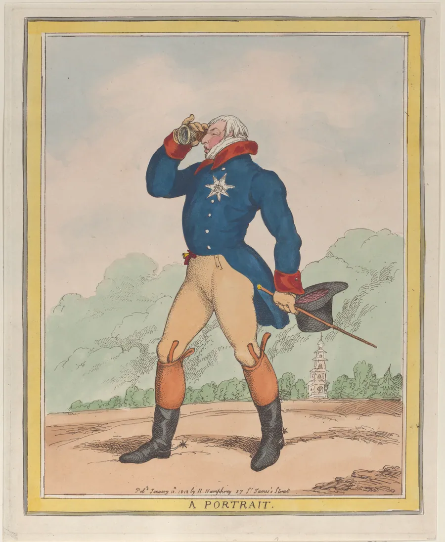 A Portrait (Duke of Cumberland) by Hannah Humphrey