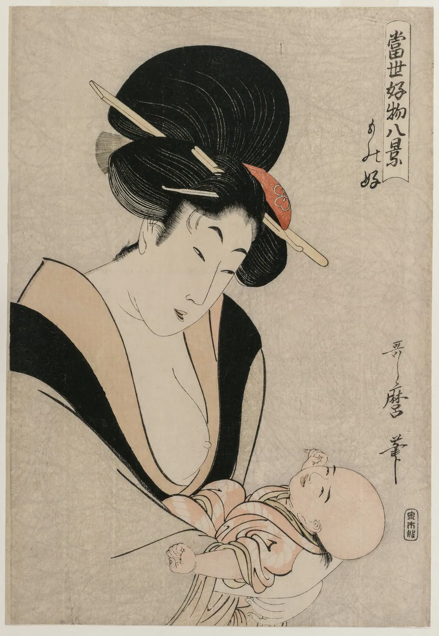 Fond of Things from the series Eight Views of Favorite Things of Today's World by Kitagawa Utamaro