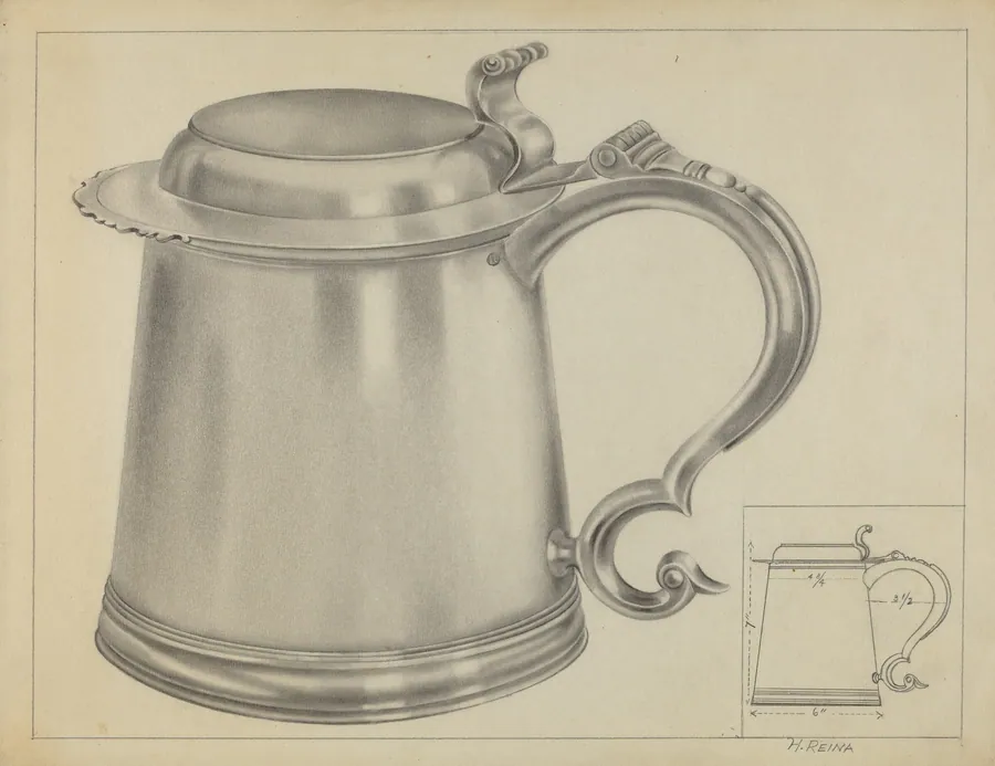 Silver Tankard by Horace Reina
