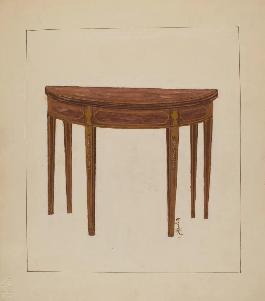 Card Table by Florence Neal