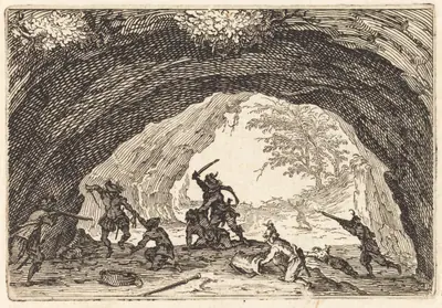 Soldiers Attacking Robbers