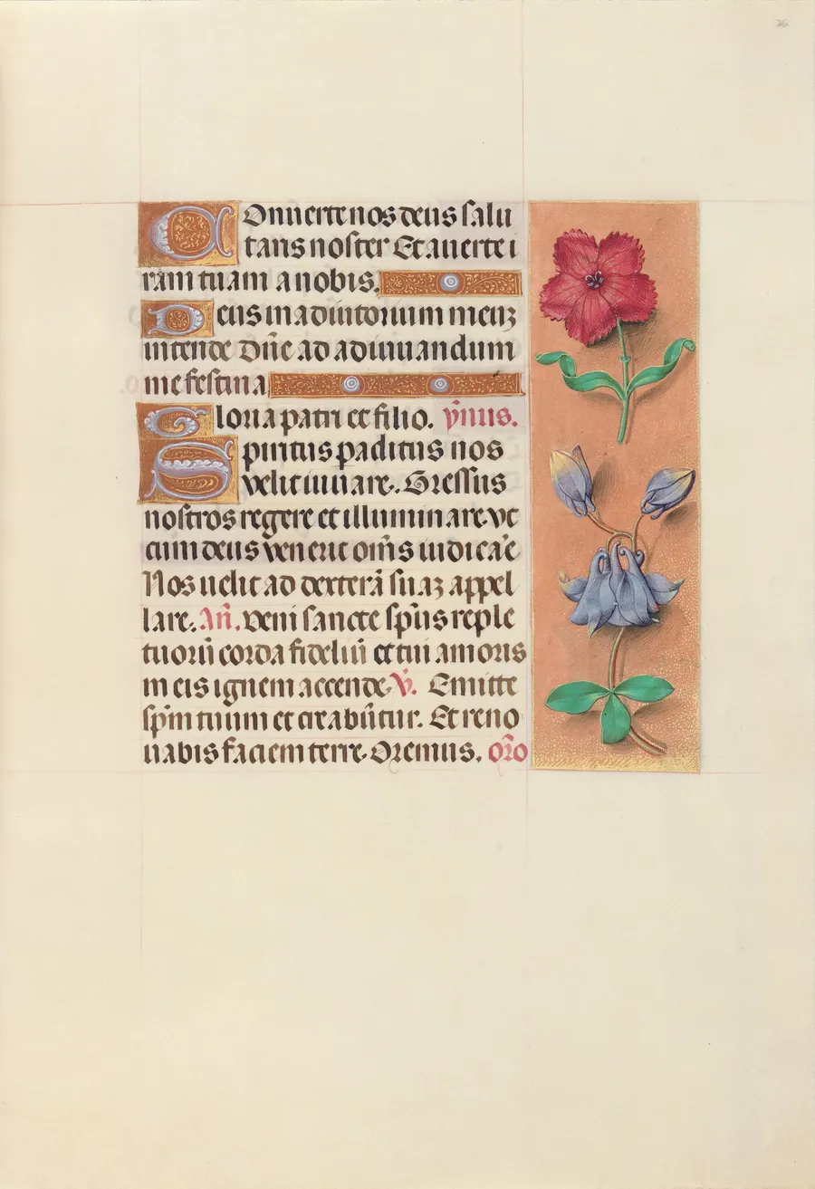 Hours of Queen Isabella the Catholic, Queen of Spain:  Fol. 36r by Master of the First Prayerbook of Maximillian