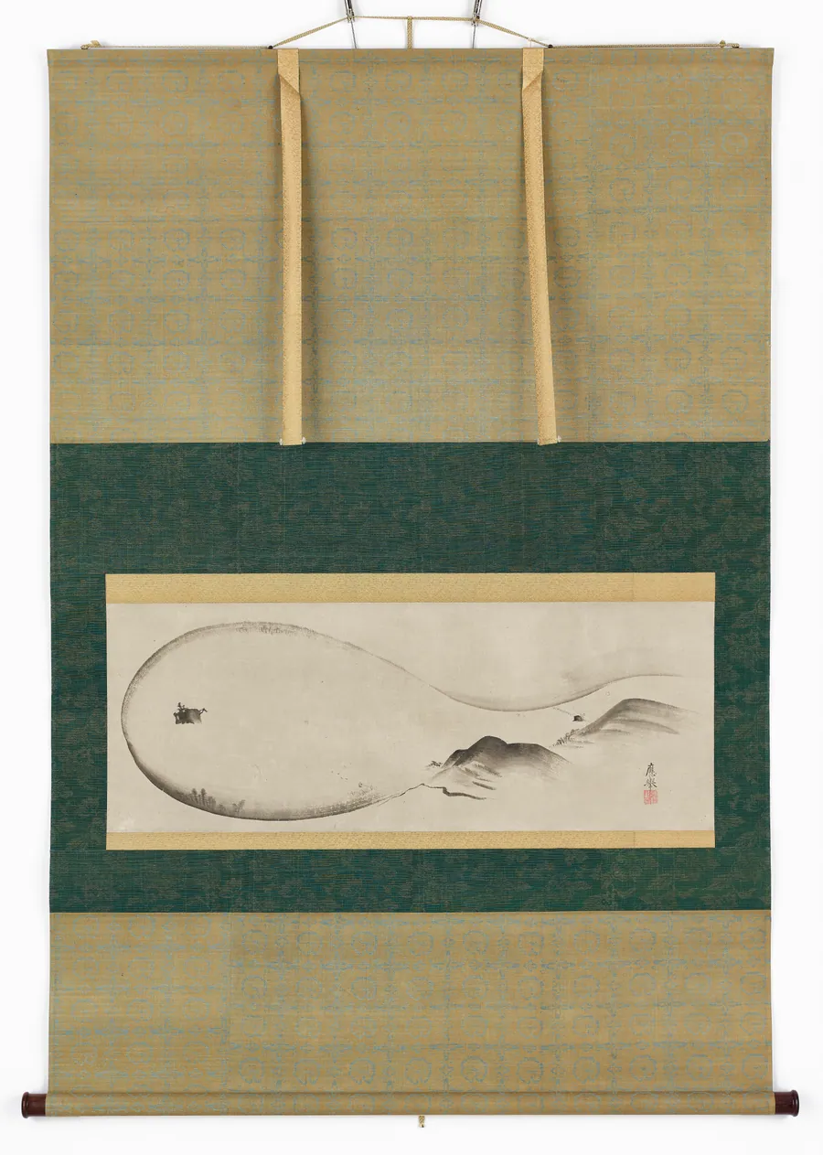 Landscape: Lake Biwa by Maruyama Okyo 円山応挙 (1733-1795)