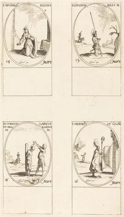 St. Matilda; St. Longinus; St. Cyriacus; St. Heribert