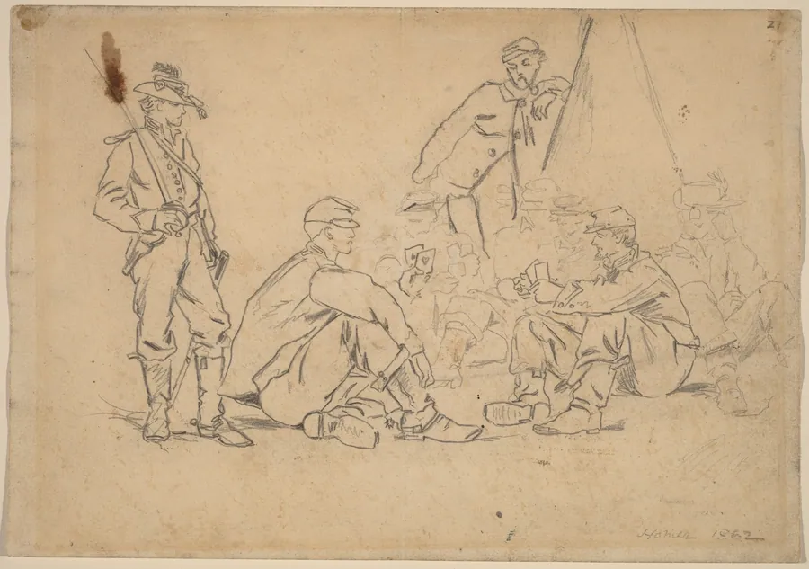 Playing Cards by Winslow Homer
