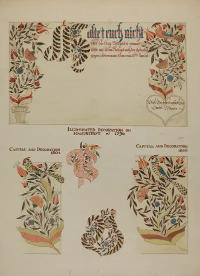 Pa. German Fractur Designs