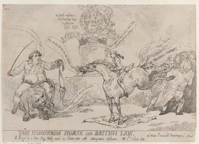 The Hanoverian Horse and British Lion