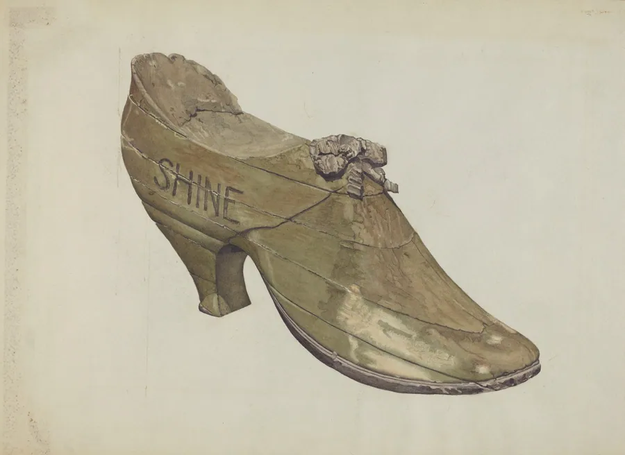 Shoe Shop Sign by Alfred Denghausen