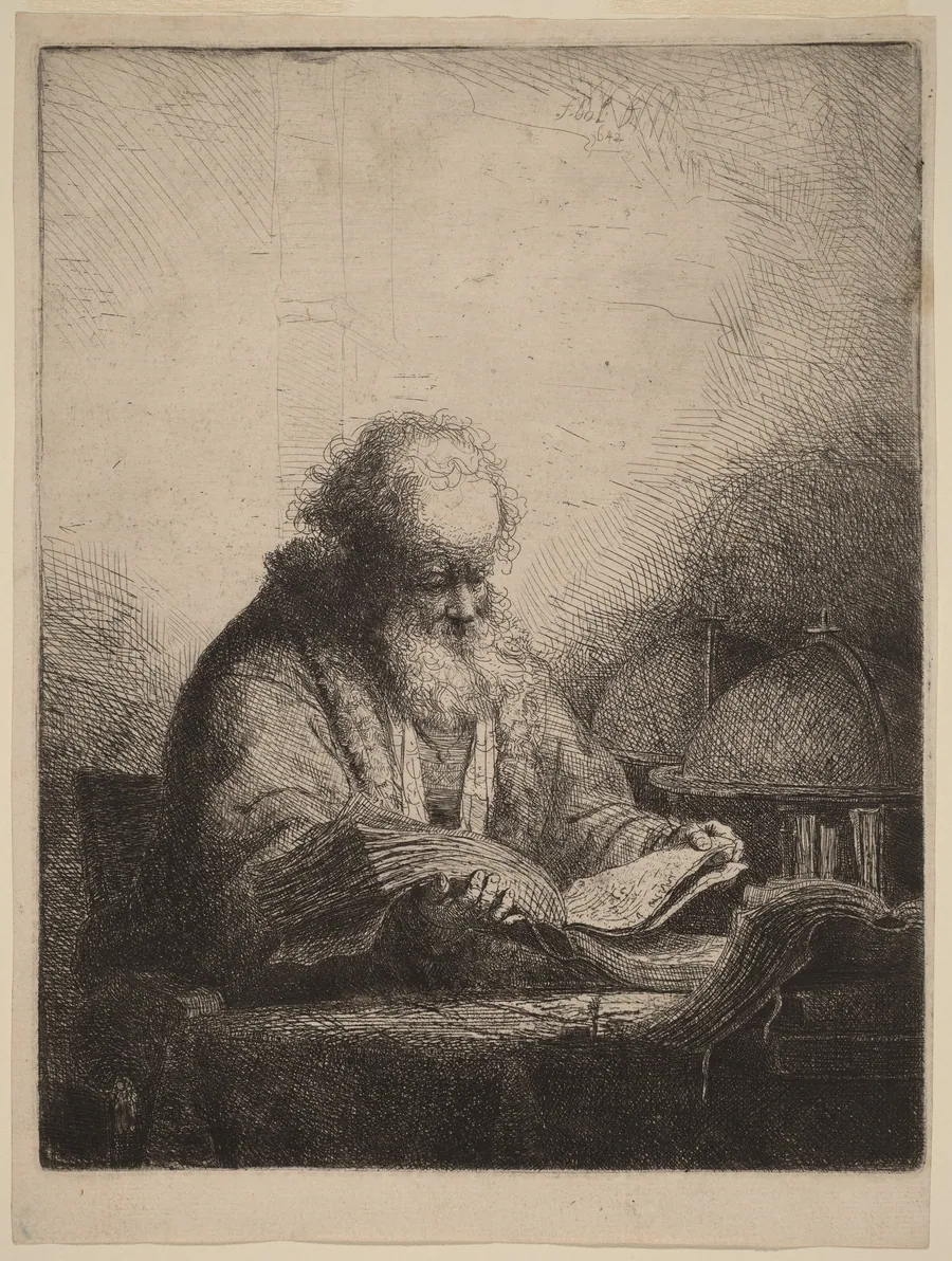 An Old Man Reading by Ferdinand Bol