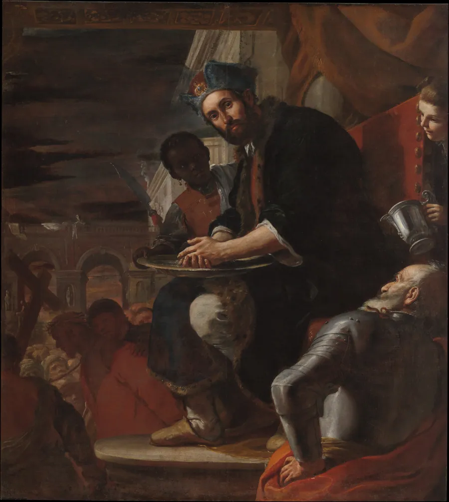 Pilate Washing His Hands by Mattia Preti (Il Cavalier Calabrese)