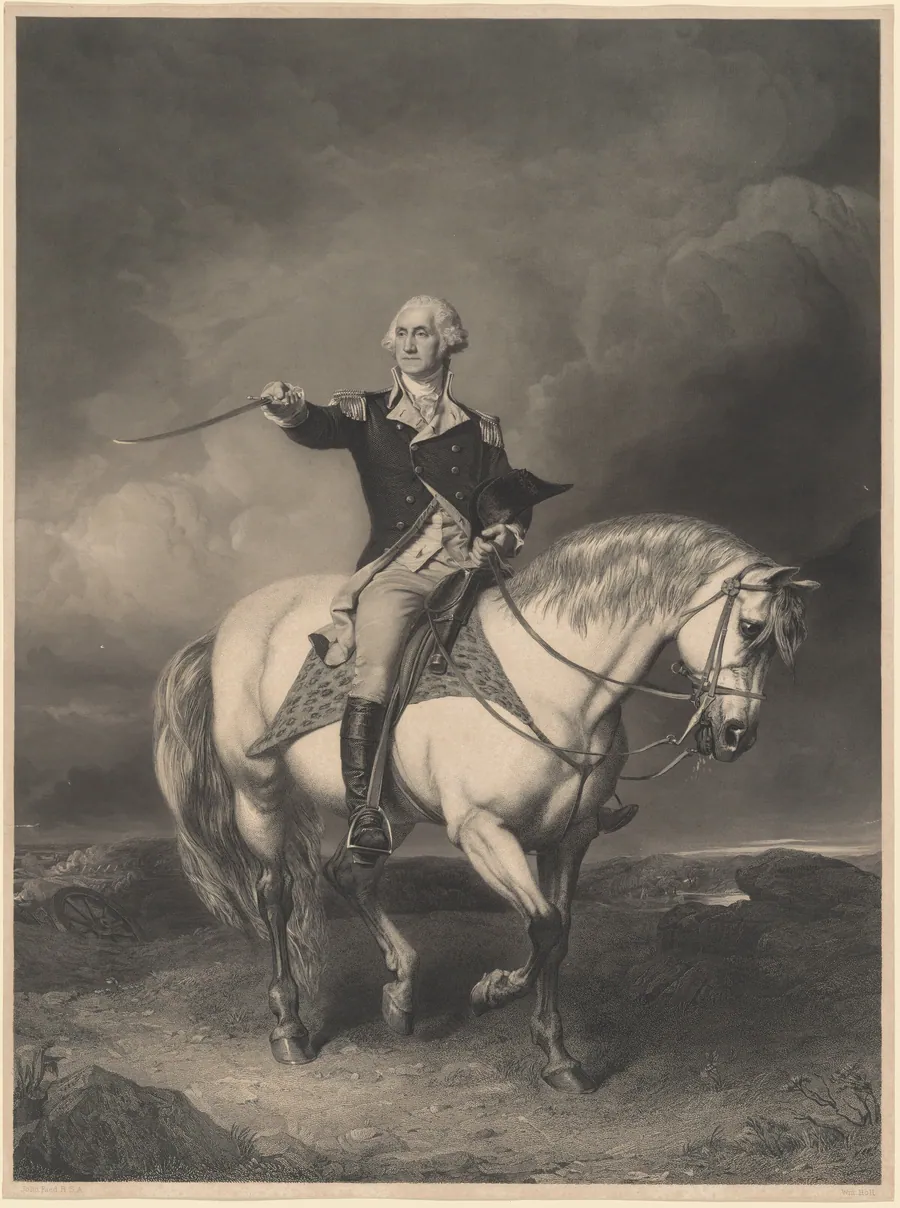 George Washington on Horseback by William Holl II