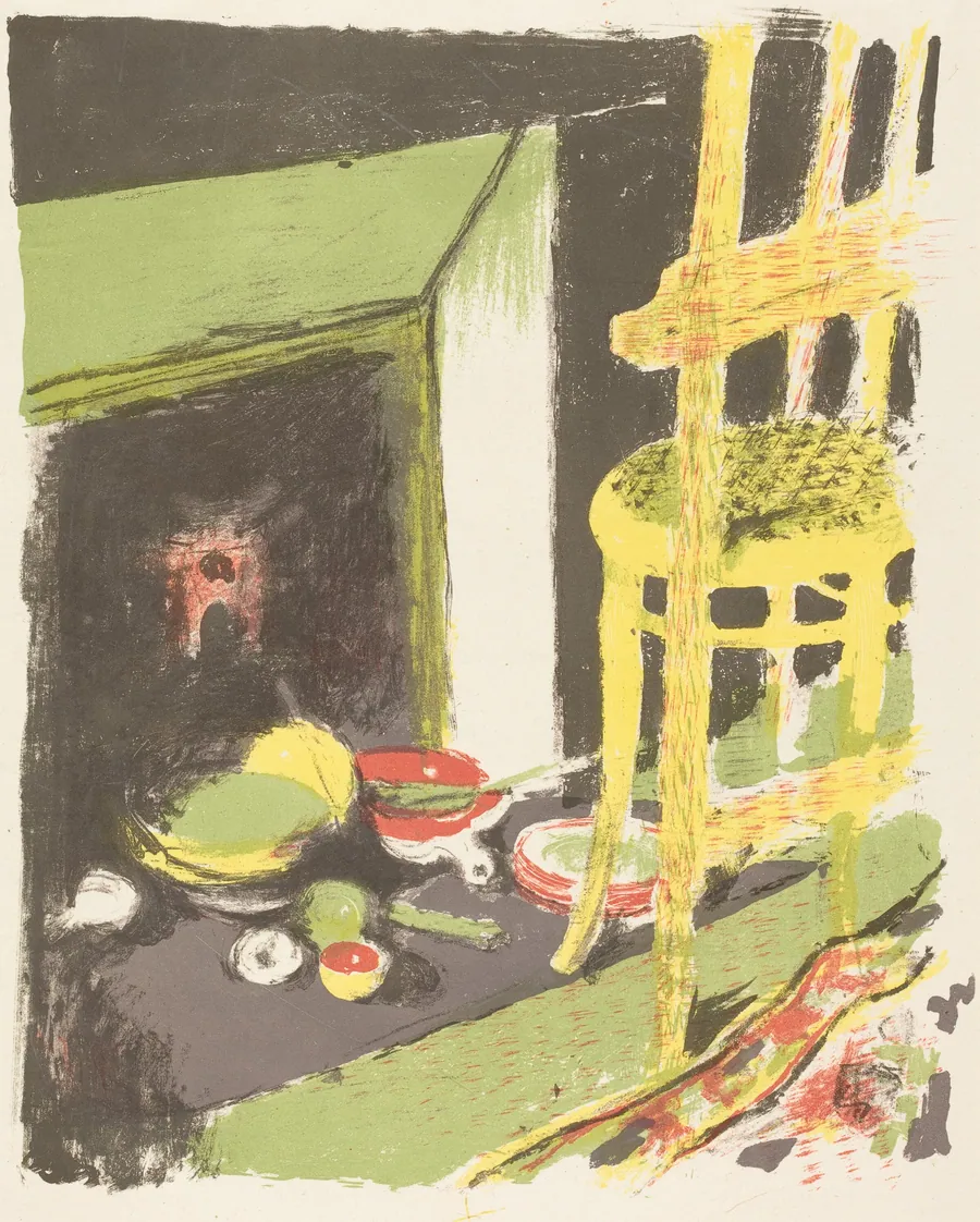 The Hearth (L'atre) by Edouard Vuillard
