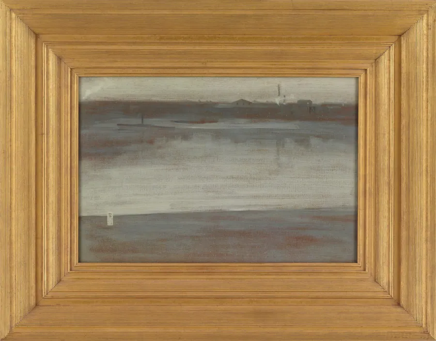 Symphony in Grey: Early Morning, Thames by James McNeill Whistler (1834-1903)