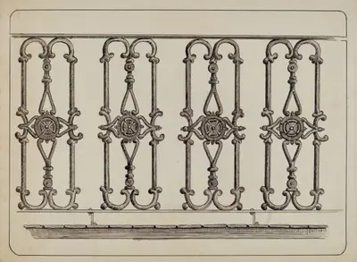 Cast Iron Balcony Rail