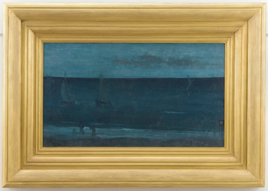 Nocturne: Blue and Silver--Bognor by James McNeill Whistler (1834-1903)