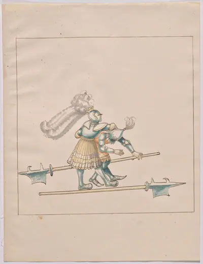 Foot Combat with Halberds