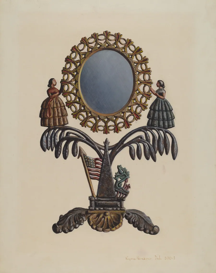 "Jenny Lind" Mirror by Regina Henderer