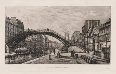 Le Quai Jemmapes à Paris
