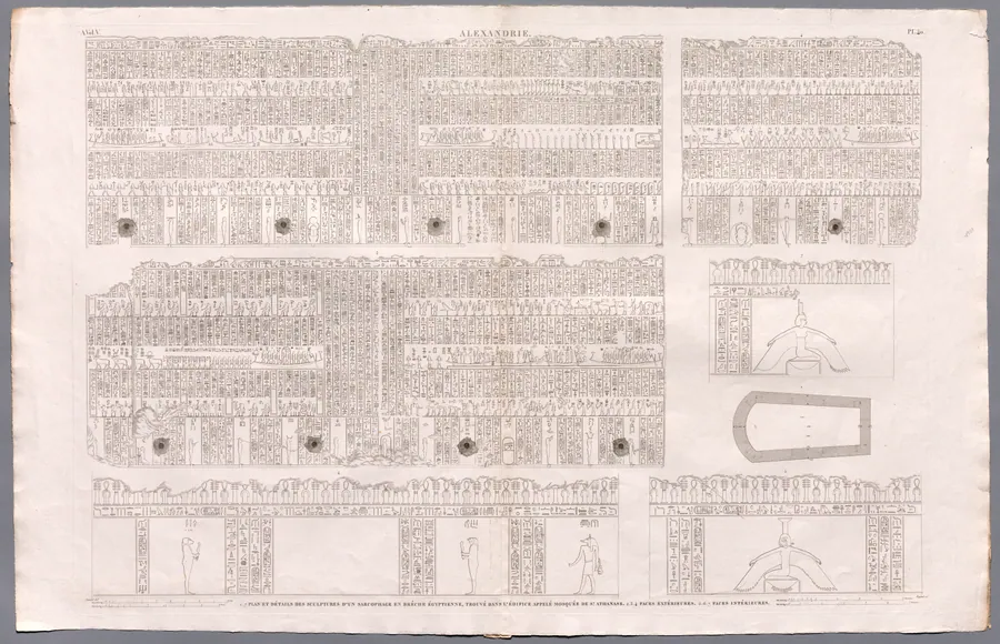 Description of Egypt: Memphis and Environs, Alexandria, Vol. V, Pl. 40 by Baptiste Bigant
