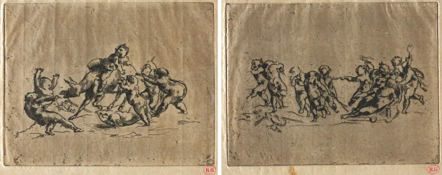 Bacchanal with Children and Donkey by Jean-Baptiste Carpeaux