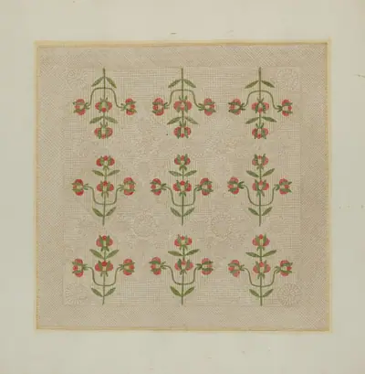 Quilt - Tulip Pattern