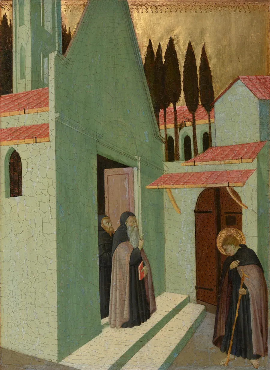 Saint Anthony Leaving His Monastery by Master of the Osservanza