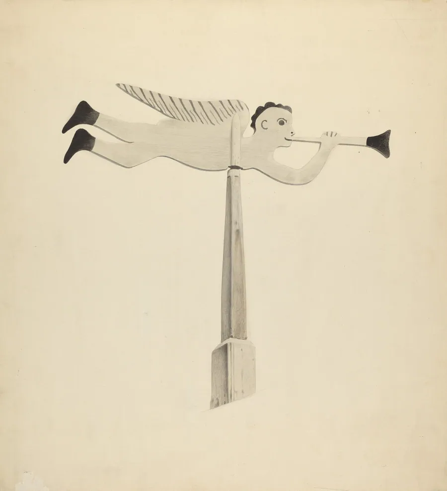 Weather Vane - Angel Gabriel by Howard Weld