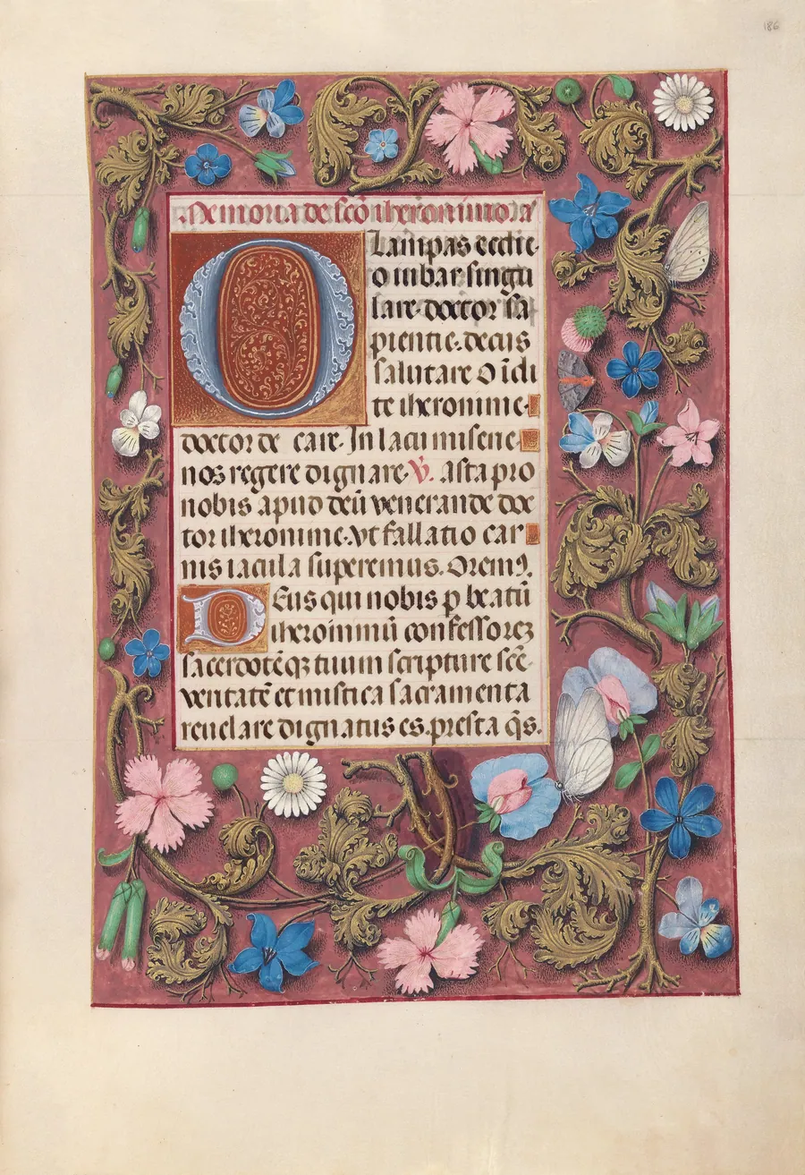Hours of Queen Isabella the Catholic, Queen of Spain:  Fol. 186r by Master of the First Prayerbook of Maximillian