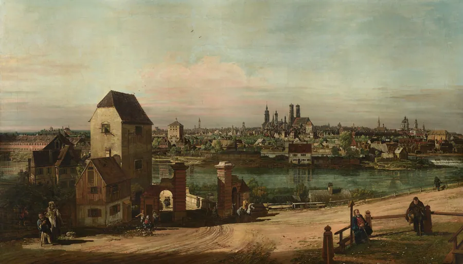 View of Munich by Bernardo Bellotto