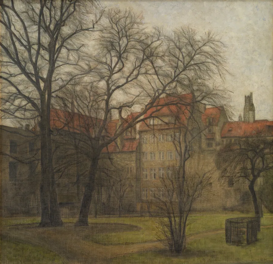 Haven ved Prinsens Palæ by Svend Hammershøi