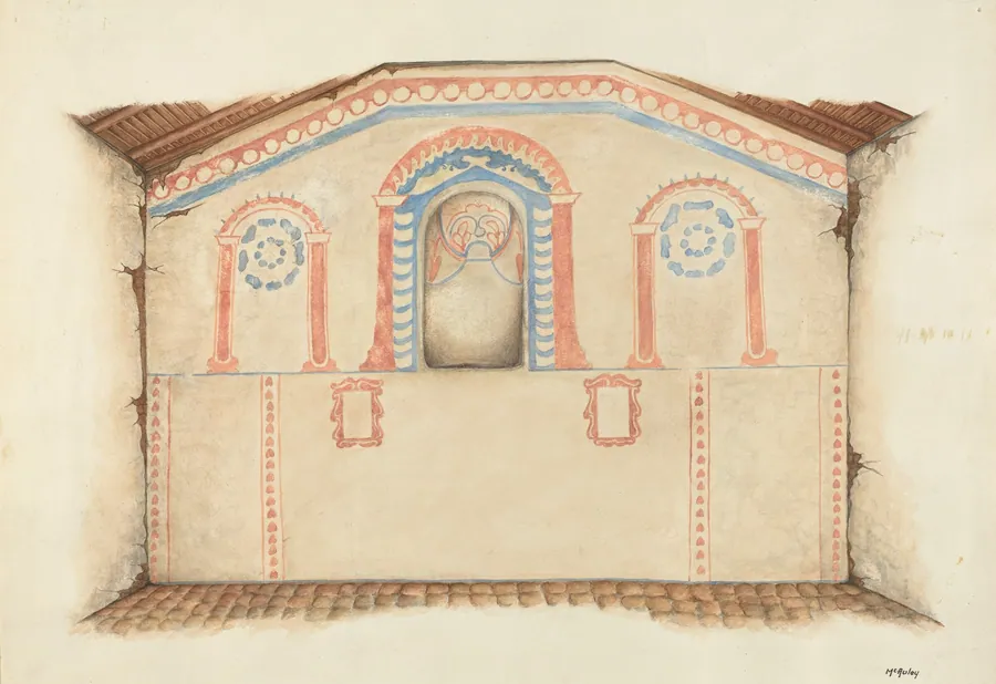 Wall Painting (Reredos) by William McAuley