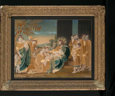 Needlework picture