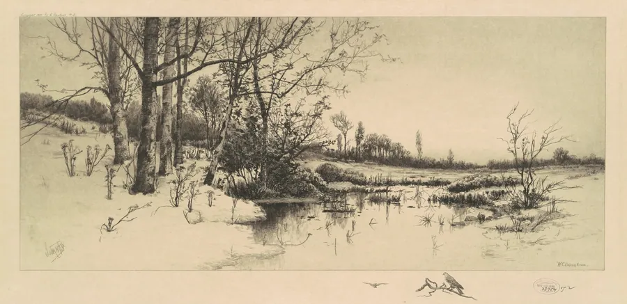 Robed in a Garment of Untrodden Snow by W.C. Bauer