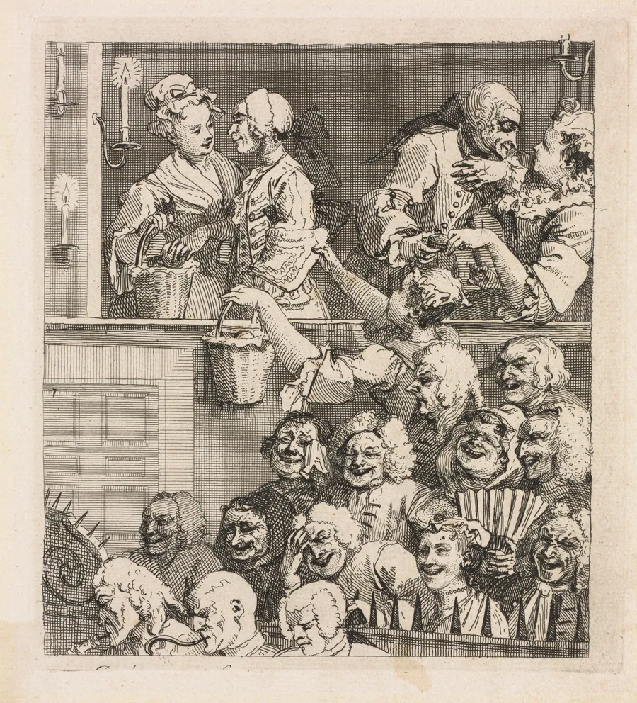 The Laughing Audience by William Hogarth