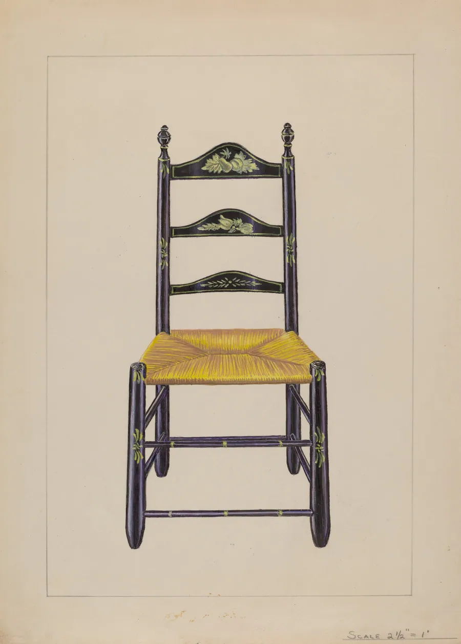 Ladderback Chair by Gerald Bernhardt