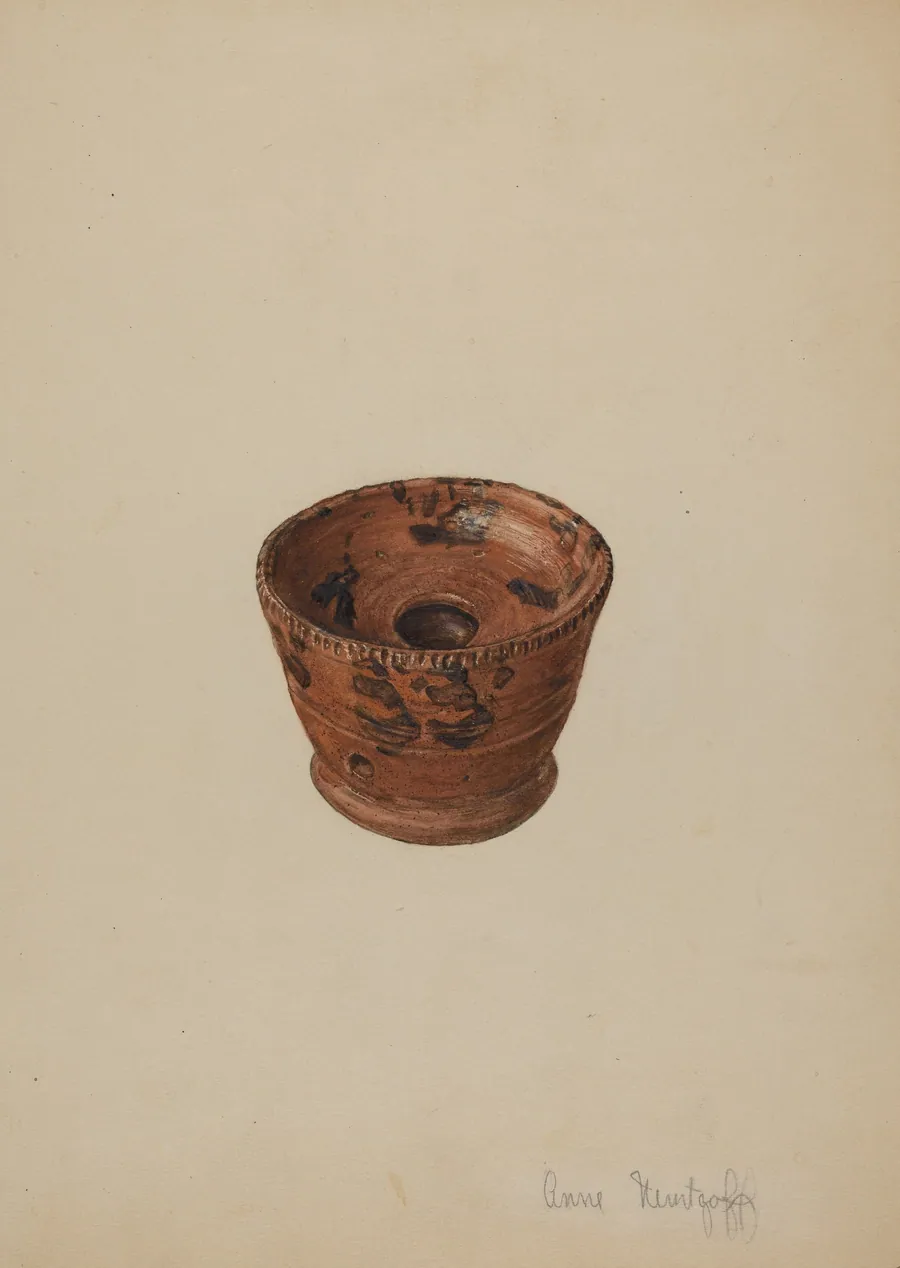 Pa. German Soap Dish by Anne Mentzoff