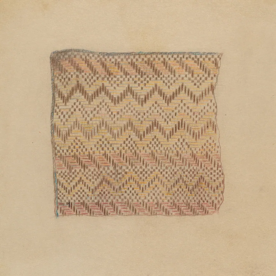 Section of Mat by Mary Berner