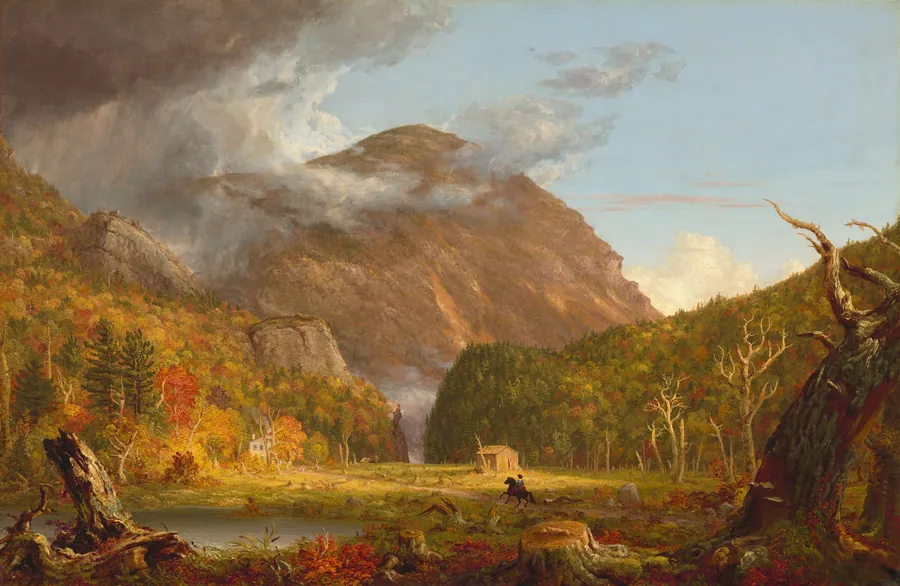 A View of the Mountain Pass Called the Notch of the White Mountains (Crawford Notch) by Thomas Cole