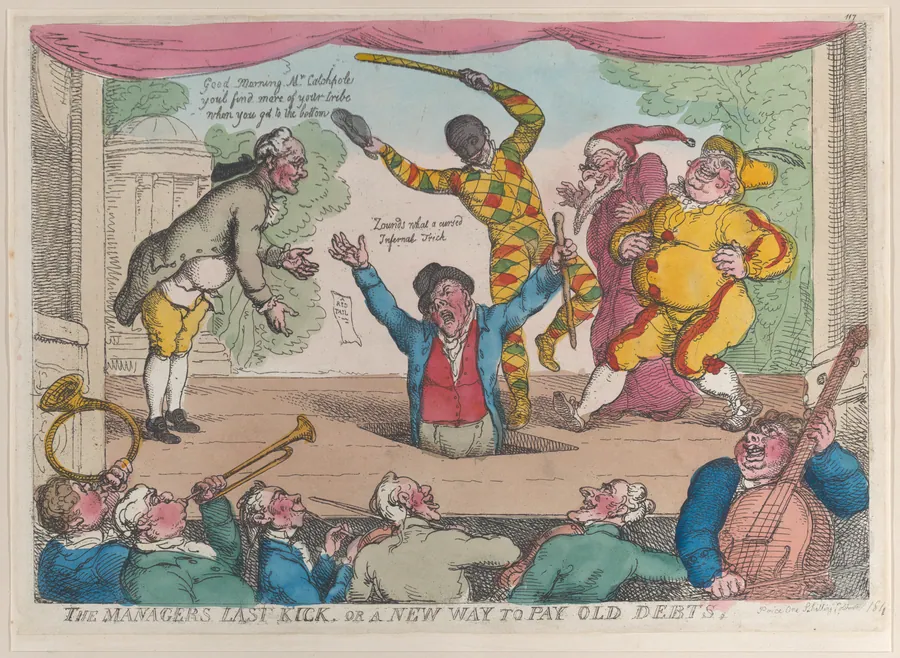 The Manager's Last Kick, or a New Way to Pay Old Debts by Thomas Tegg
