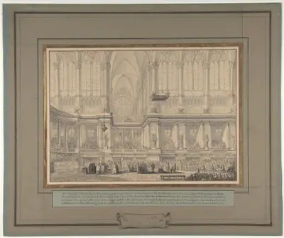 The Anointing of Louis XVI at His Coronation in Reims Cathedral, June 11, 1775