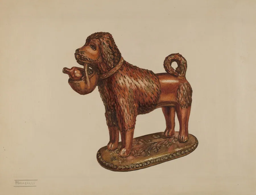 Statuette of a Dog by Frank Fumagalli