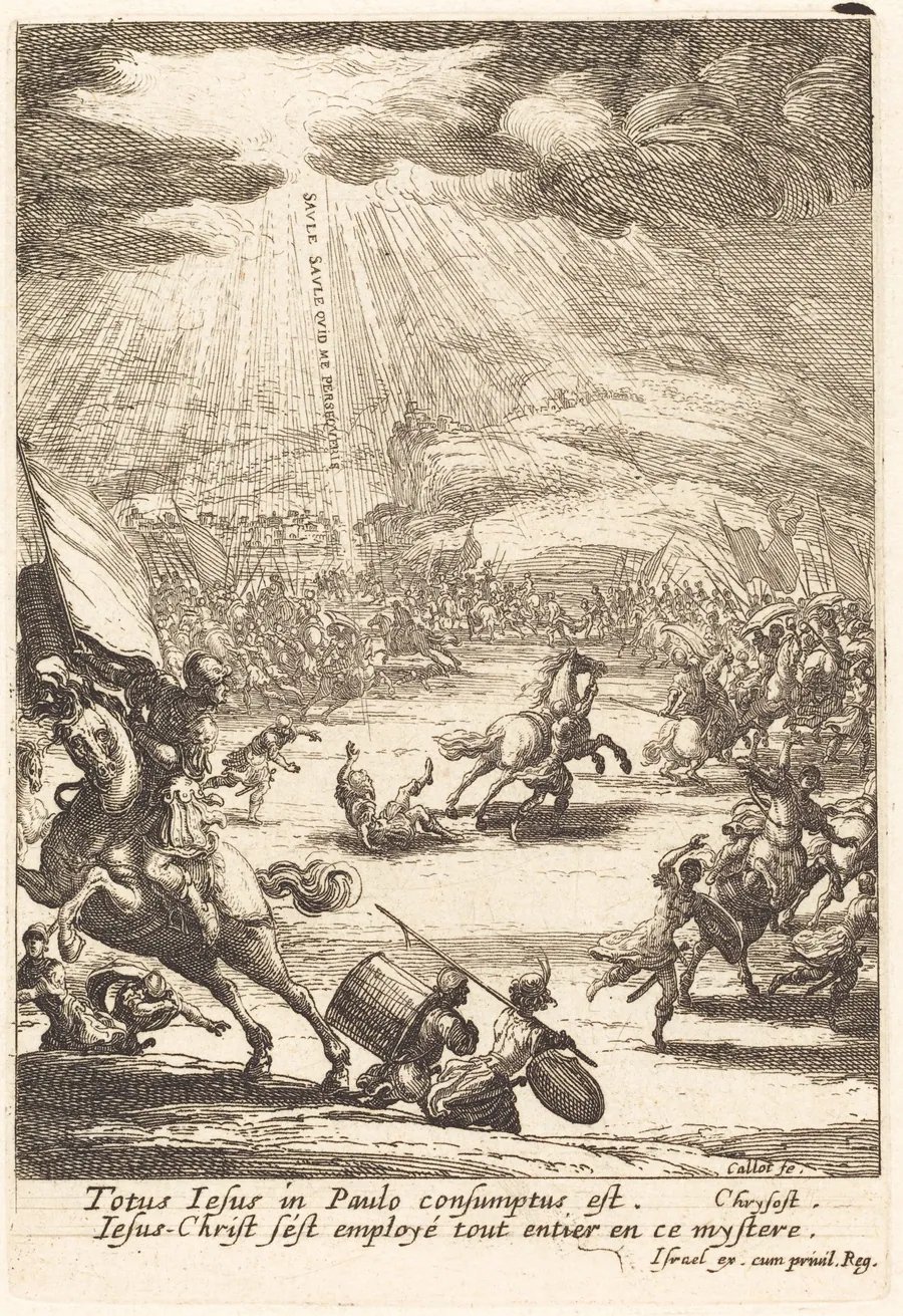 The Conversion of Saint Paul by Jacques Callot