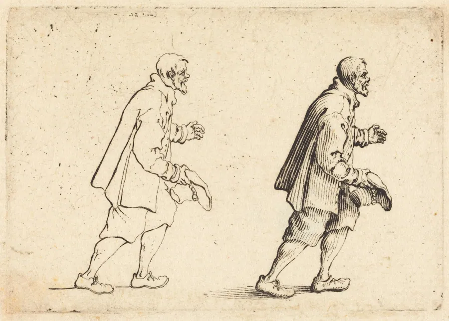 Peasant with Hat in Hand by Jacques Callot