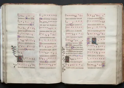 The Gotha Missal:  Fol. 61v, Text