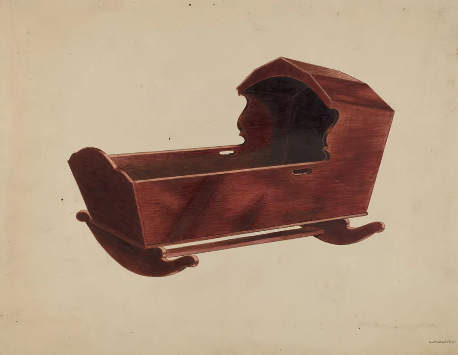 Mahogany Cradle by Louis Plogsted