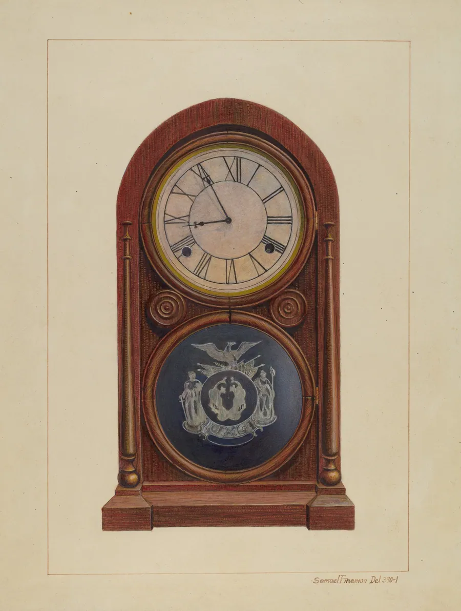 Mantel Clock or Shelf Clock by Samuel Fineman