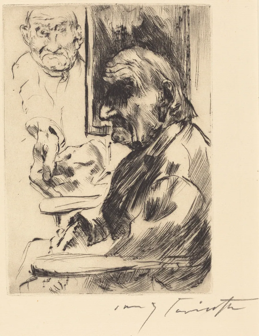 Alter Mann (Old Man) by Lovis Corinth